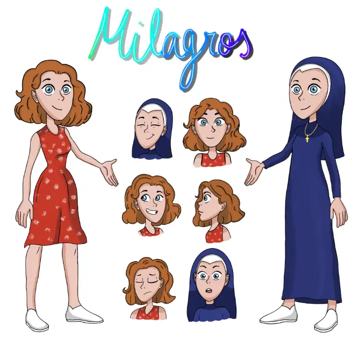 Hoja de personaje de Milagros